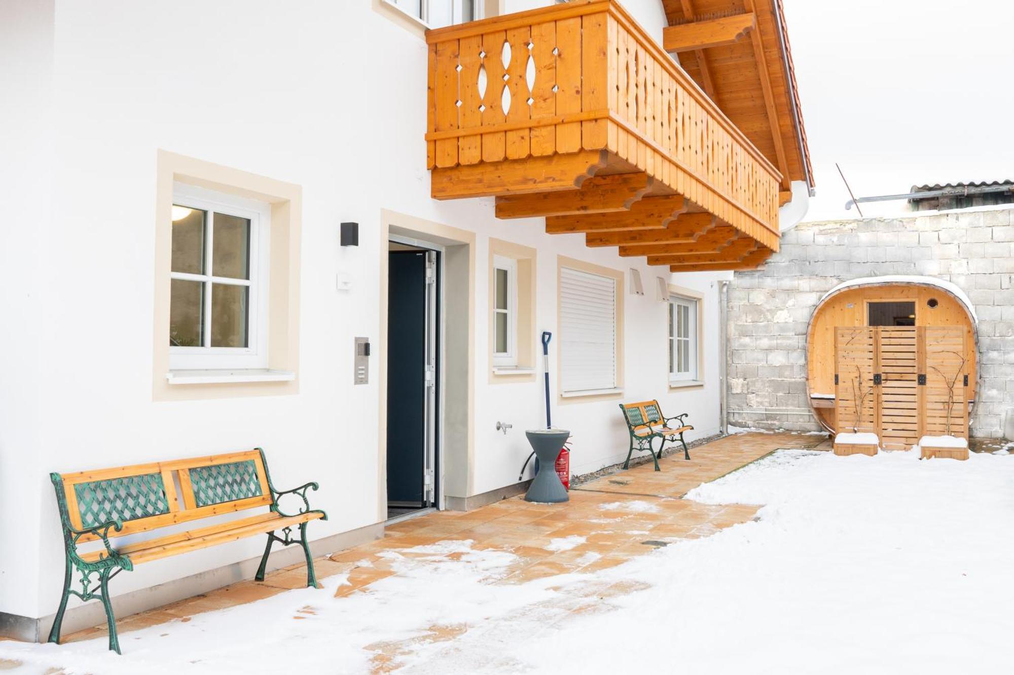 Liboria I Traumhafte Ferienwohnung In Aidling Am Riegsee Mit Atemberaubendem Blick Auf Die Majestaetische Zugspitze! Exterior foto
